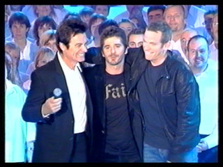 Daniel interprte 'Belle' avec Garou et Patrick Fiori.